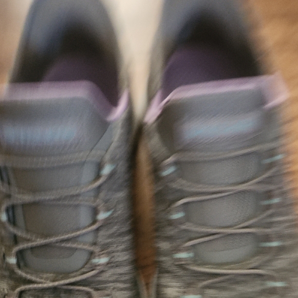 Skechers Women's Gray Slip On Sneakers - Picture 6 of 6